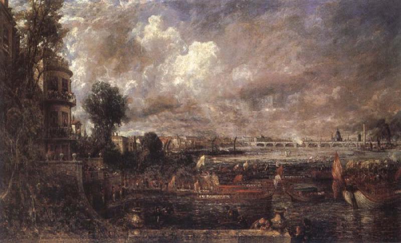 John Constable The Opening of Waterloo Bridge Sweden oil painting art